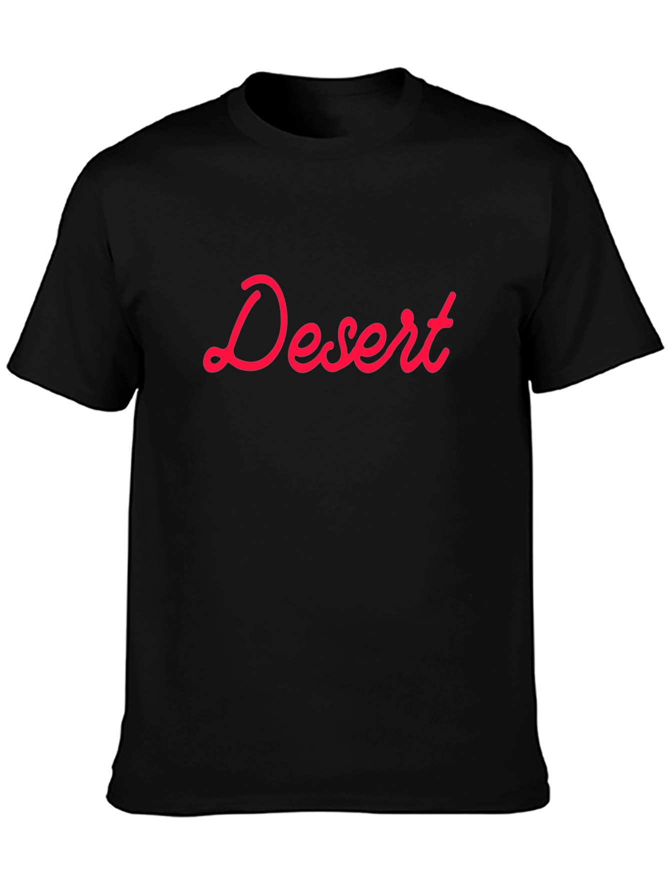 Desert Script T-Shirt - Black