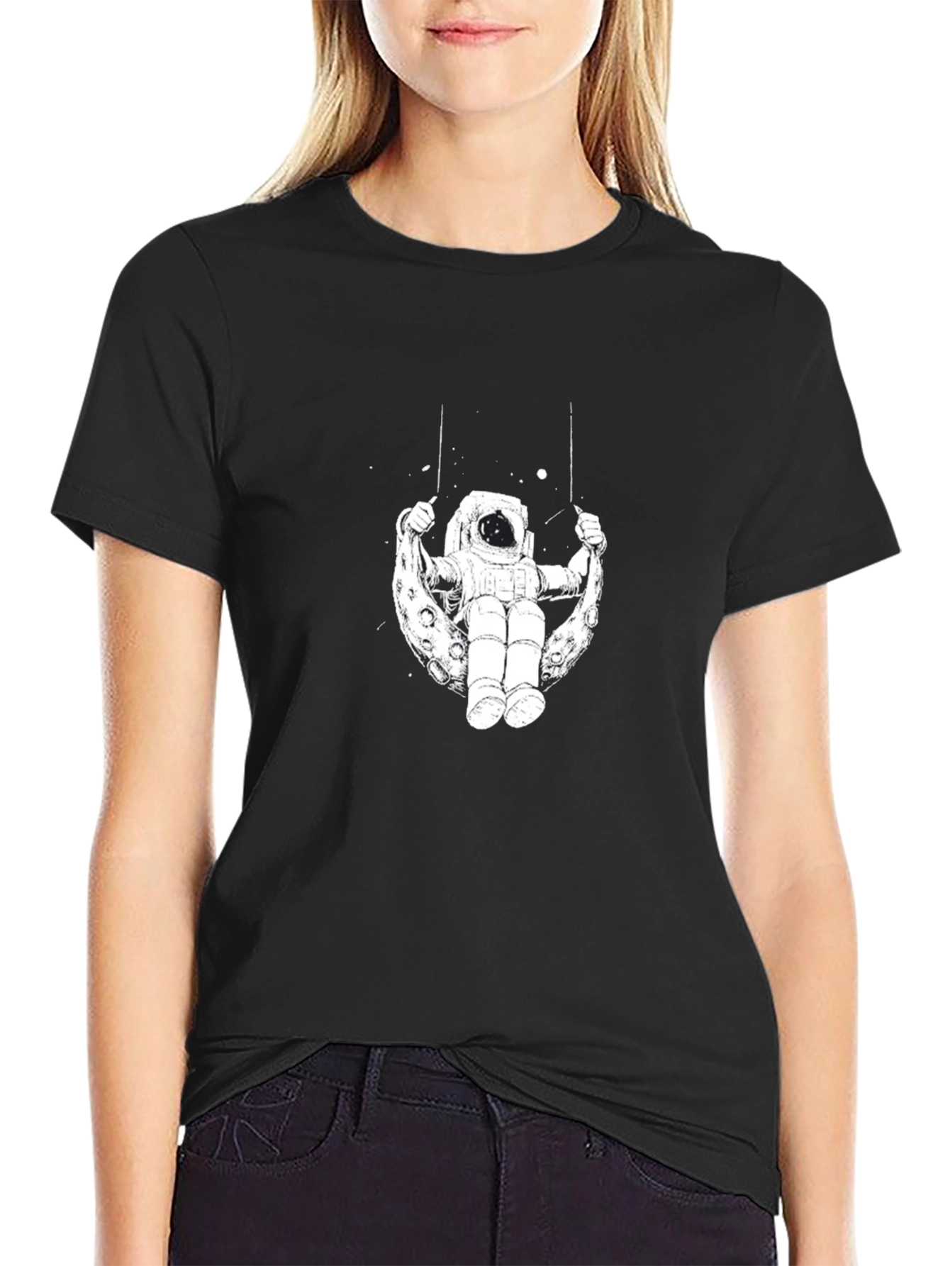 Astronaut Moon Swing Graphic Tee