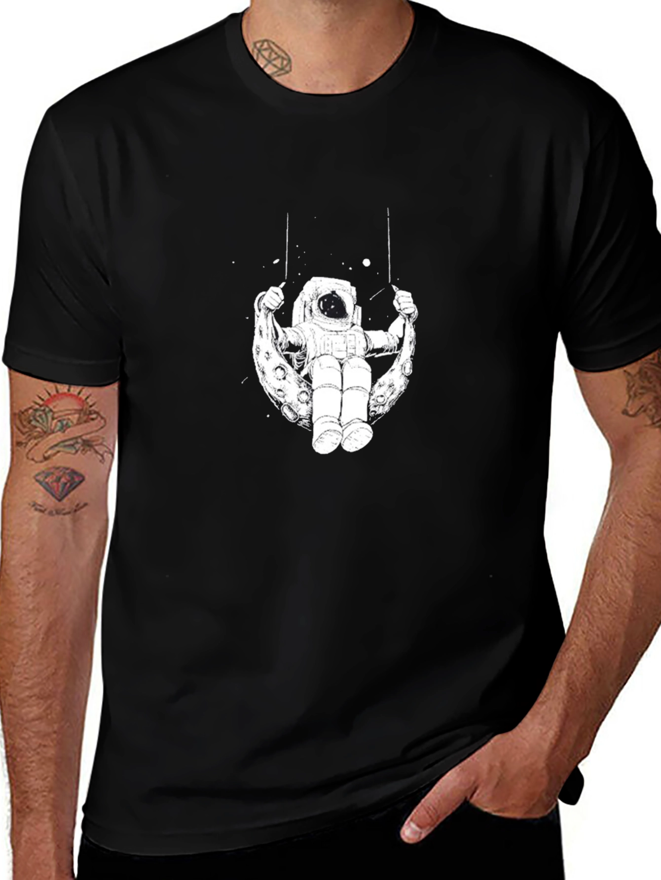 Astronaut Moon Swing Graphic Tee