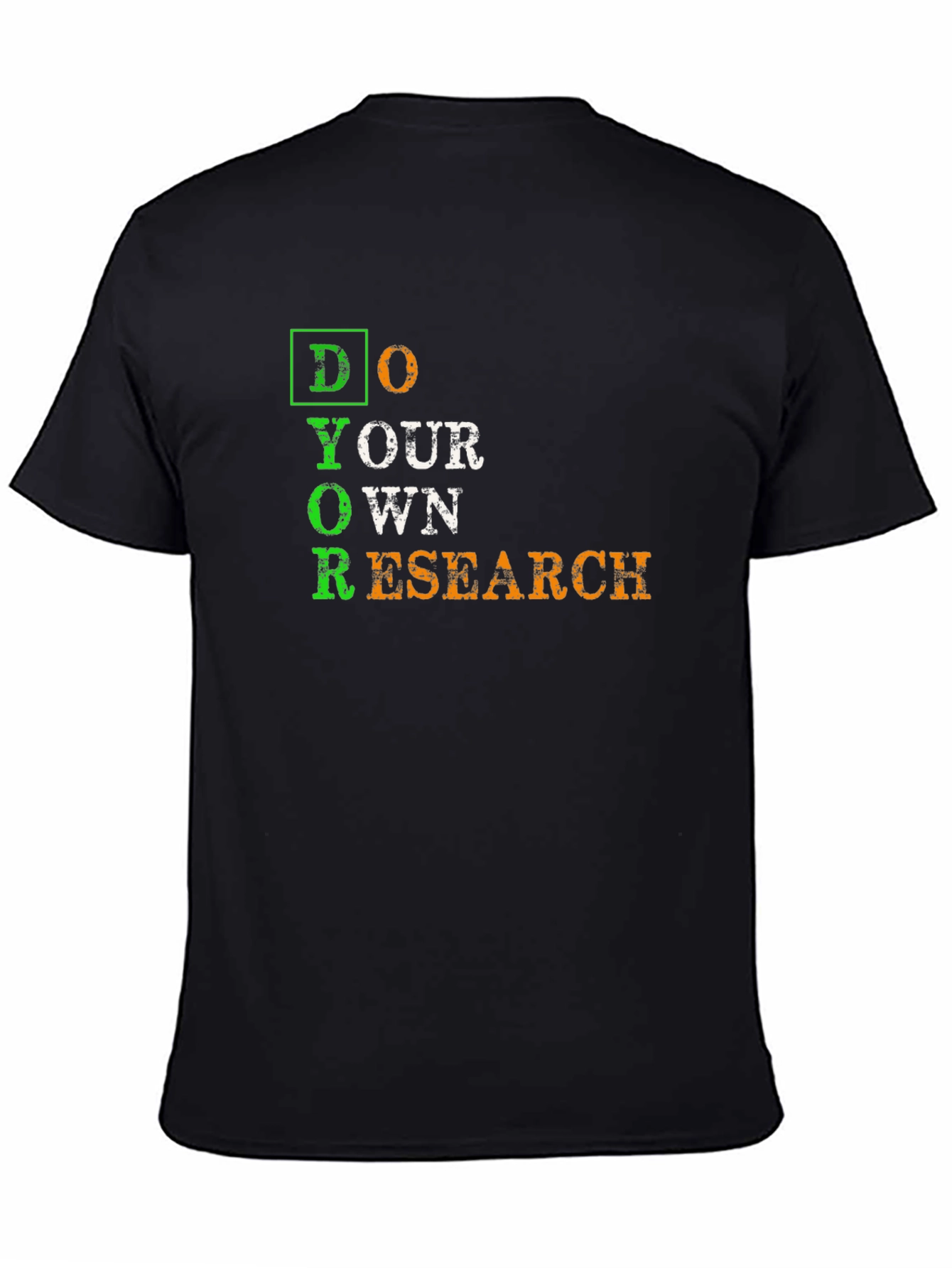 Do Your Own Research T-Shirt - Black Graphic Tee