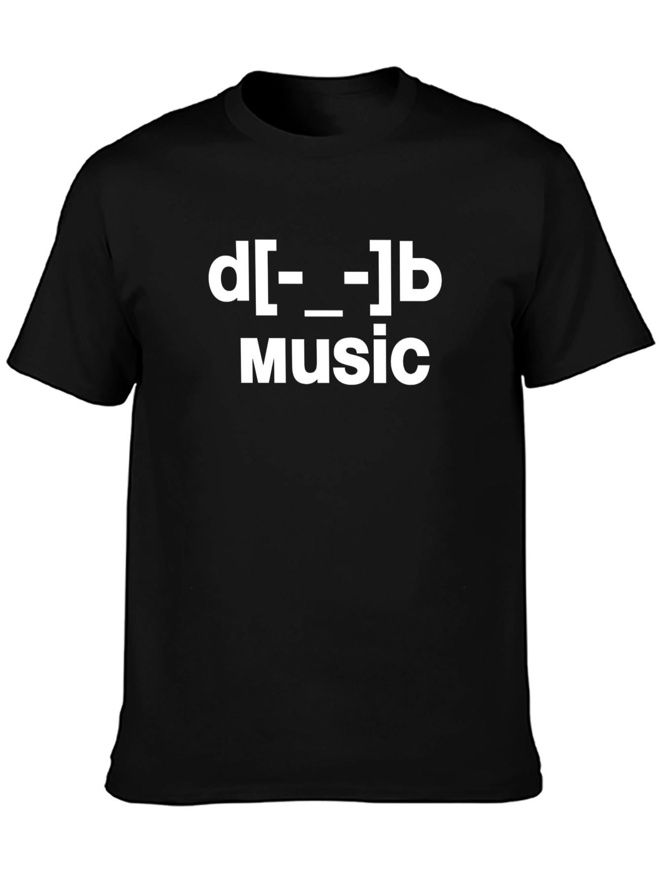 DJ Music Graphic T-Shirt - Black Cotton Tee