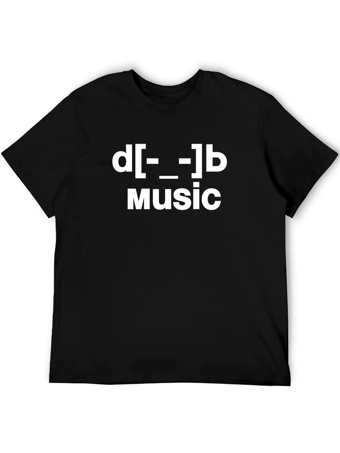 DJ Music Graphic T-Shirt - Black Cotton Tee