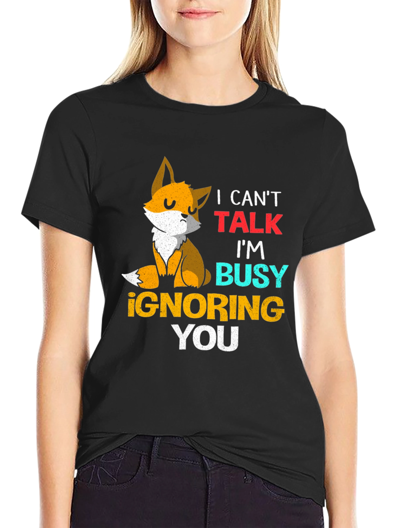 Fox Ignoring You Graphic T-Shirt