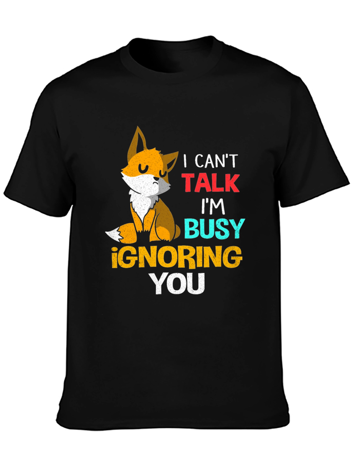 Fox Ignoring You Graphic T-Shirt