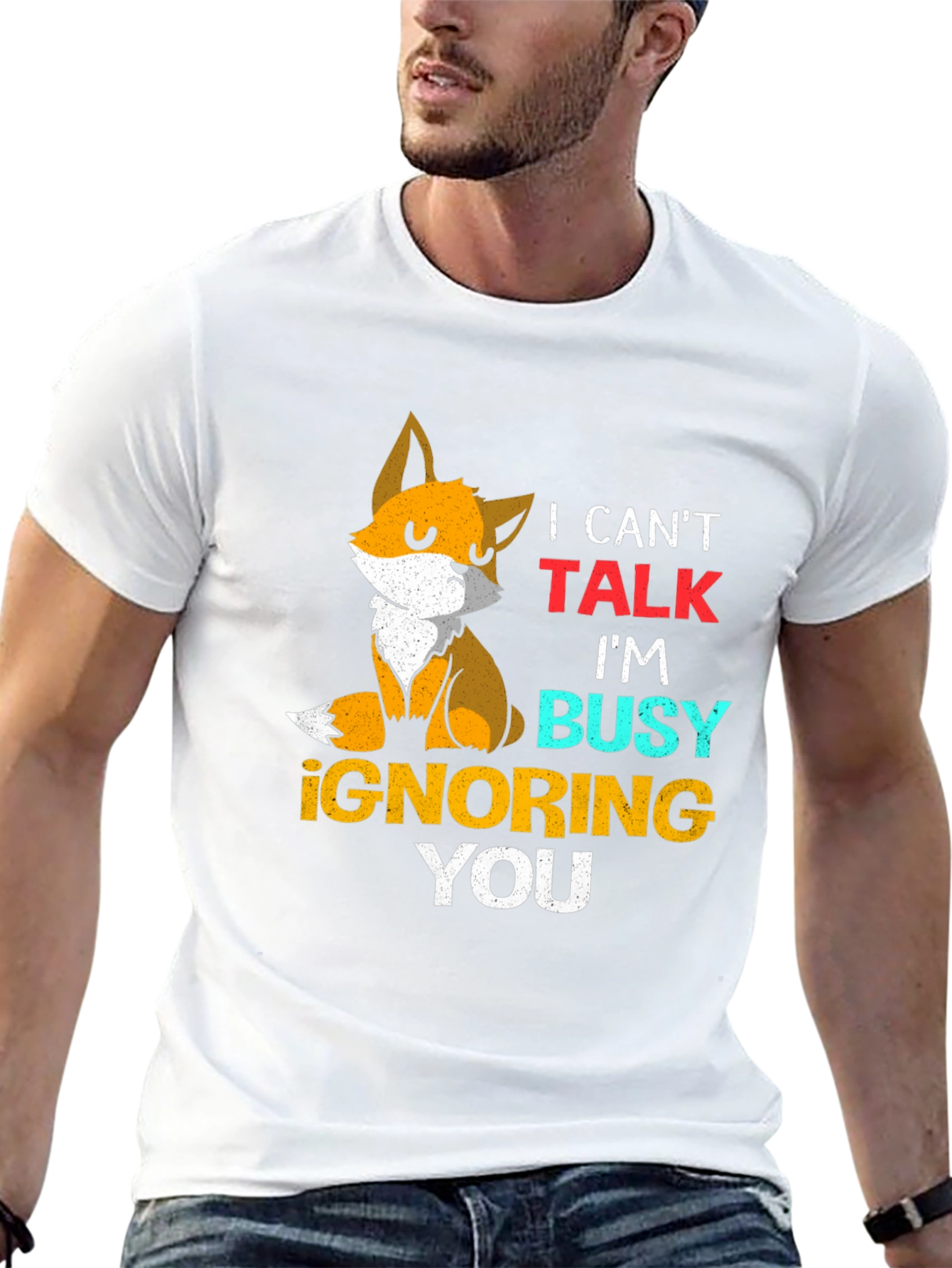 Fox Ignoring You Graphic T-Shirt