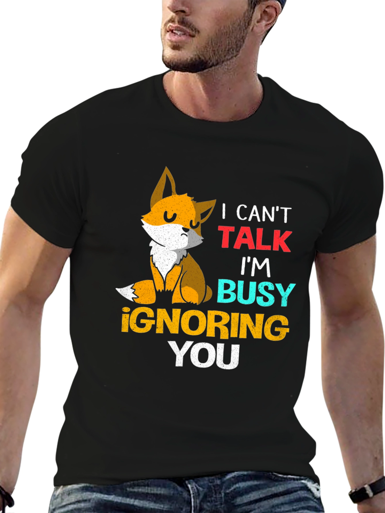 Fox Ignoring You Graphic T-Shirt