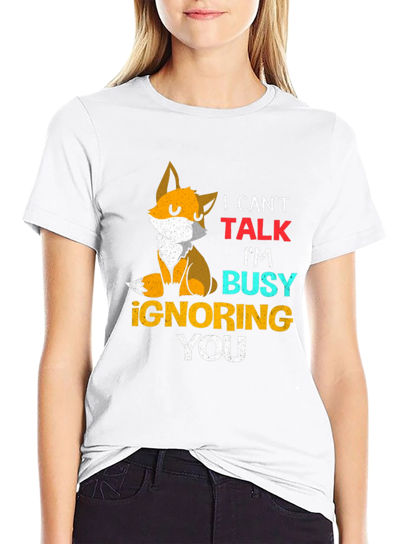 Fox Ignoring You Graphic T-Shirt