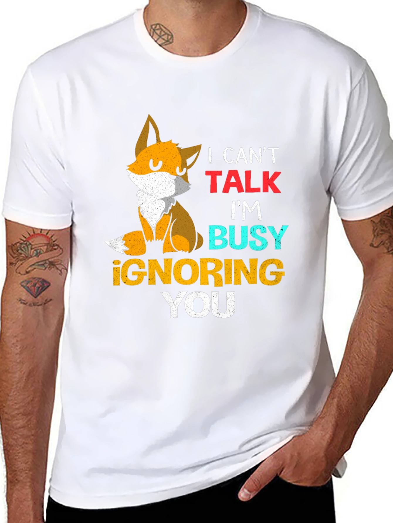 Fox Ignoring You Graphic T-Shirt