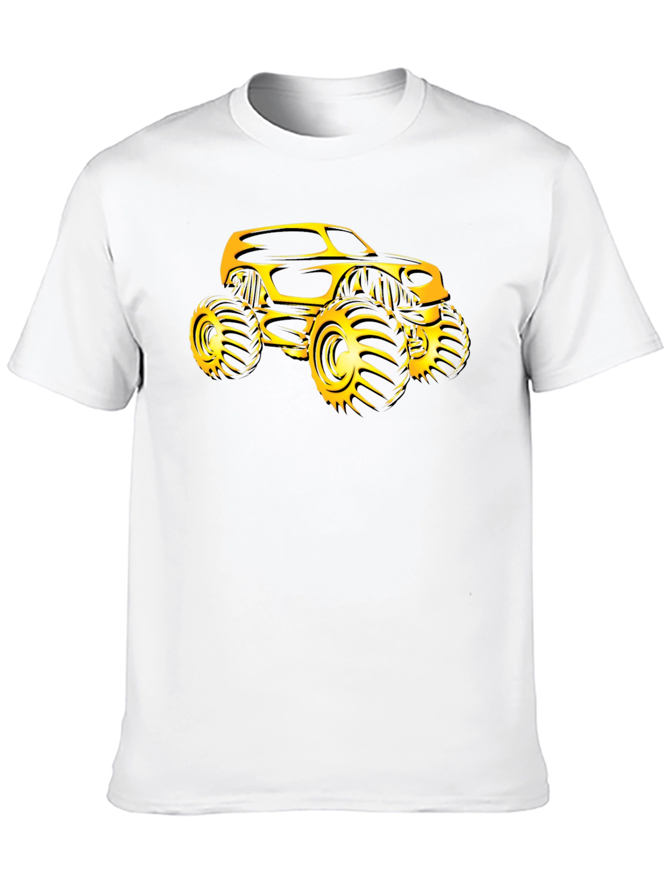 Monster Truck Graphic T-Shirt - Black