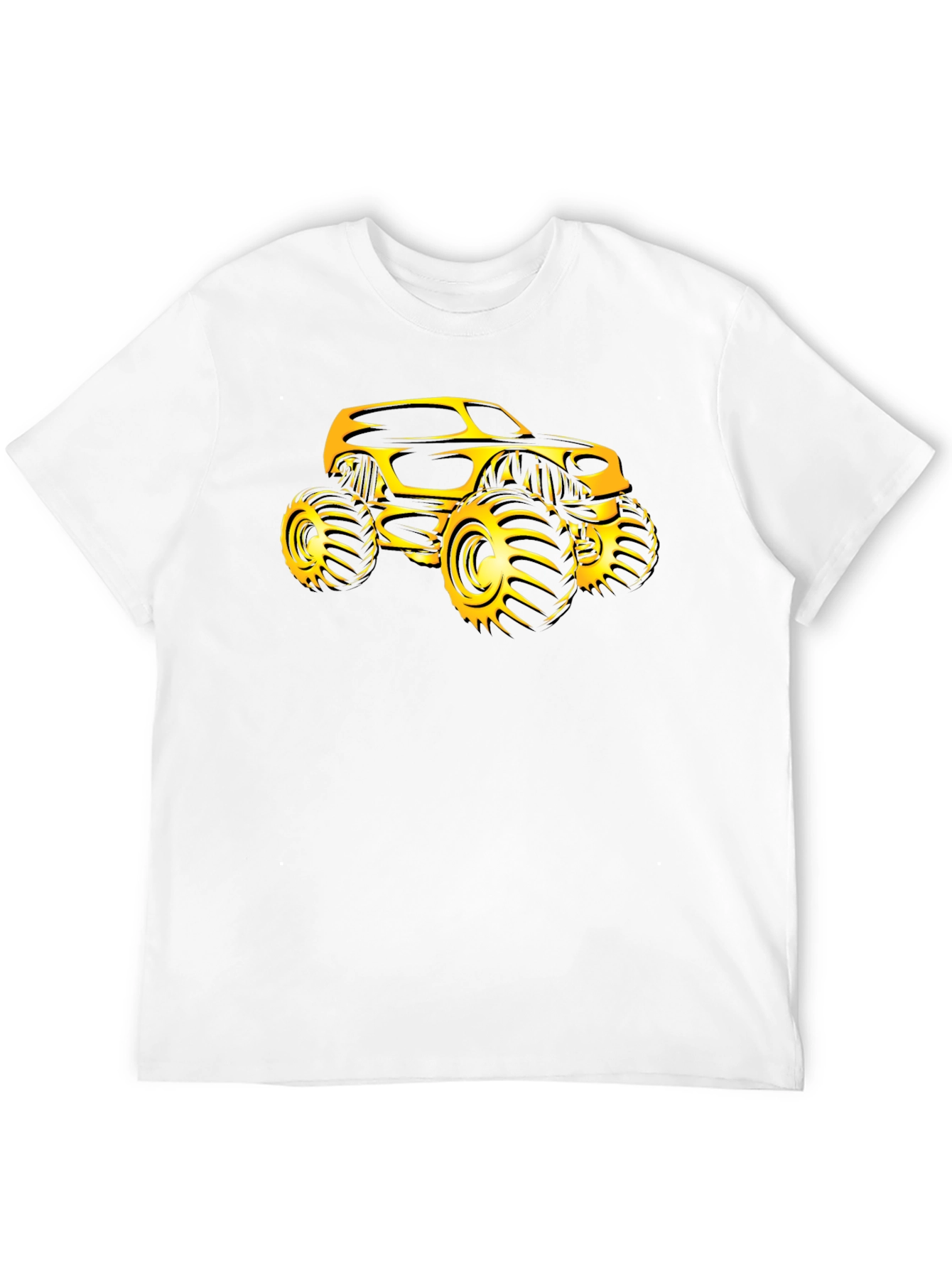 Monster Truck Graphic T-Shirt - Black