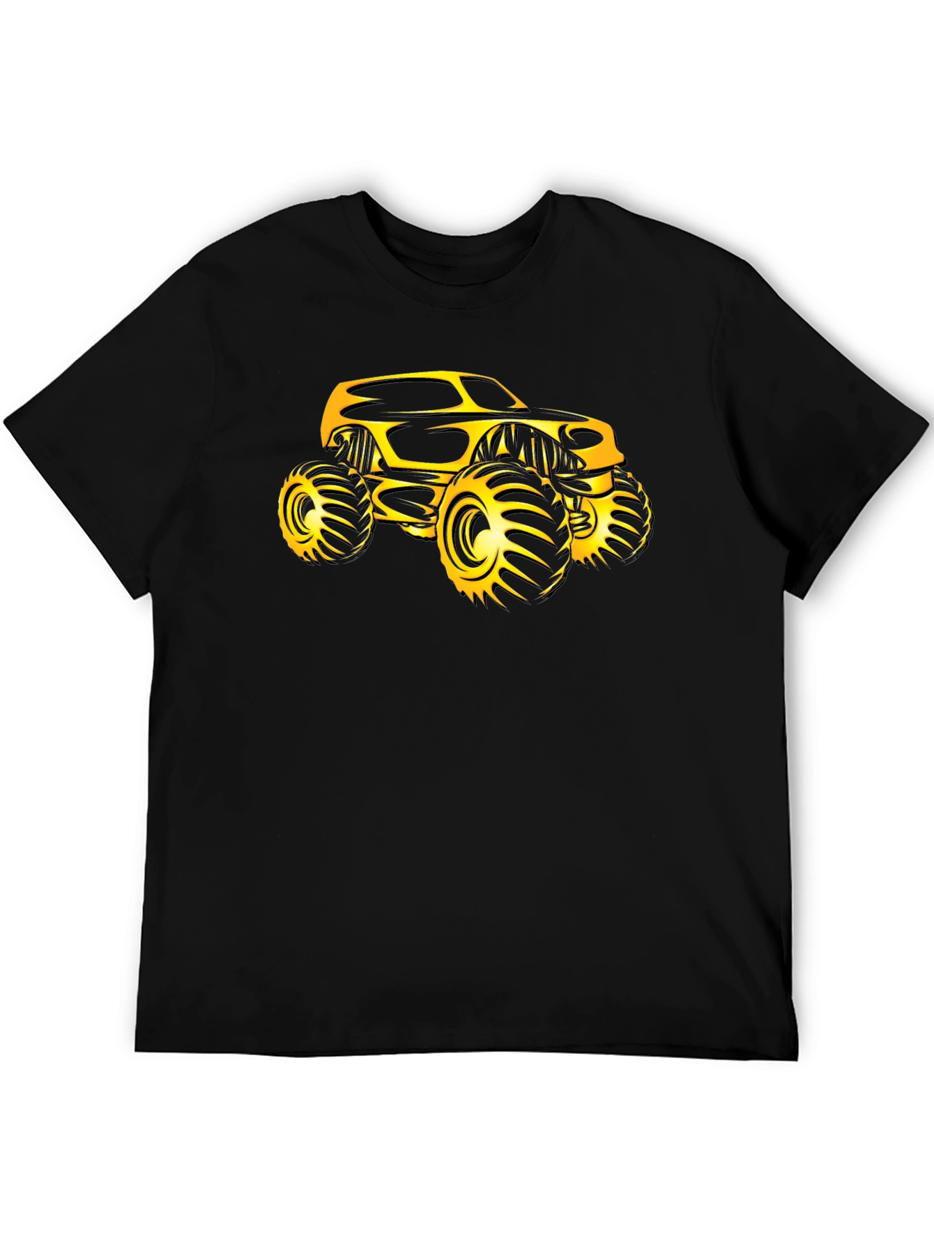 Monster Truck Graphic T-Shirt - Black