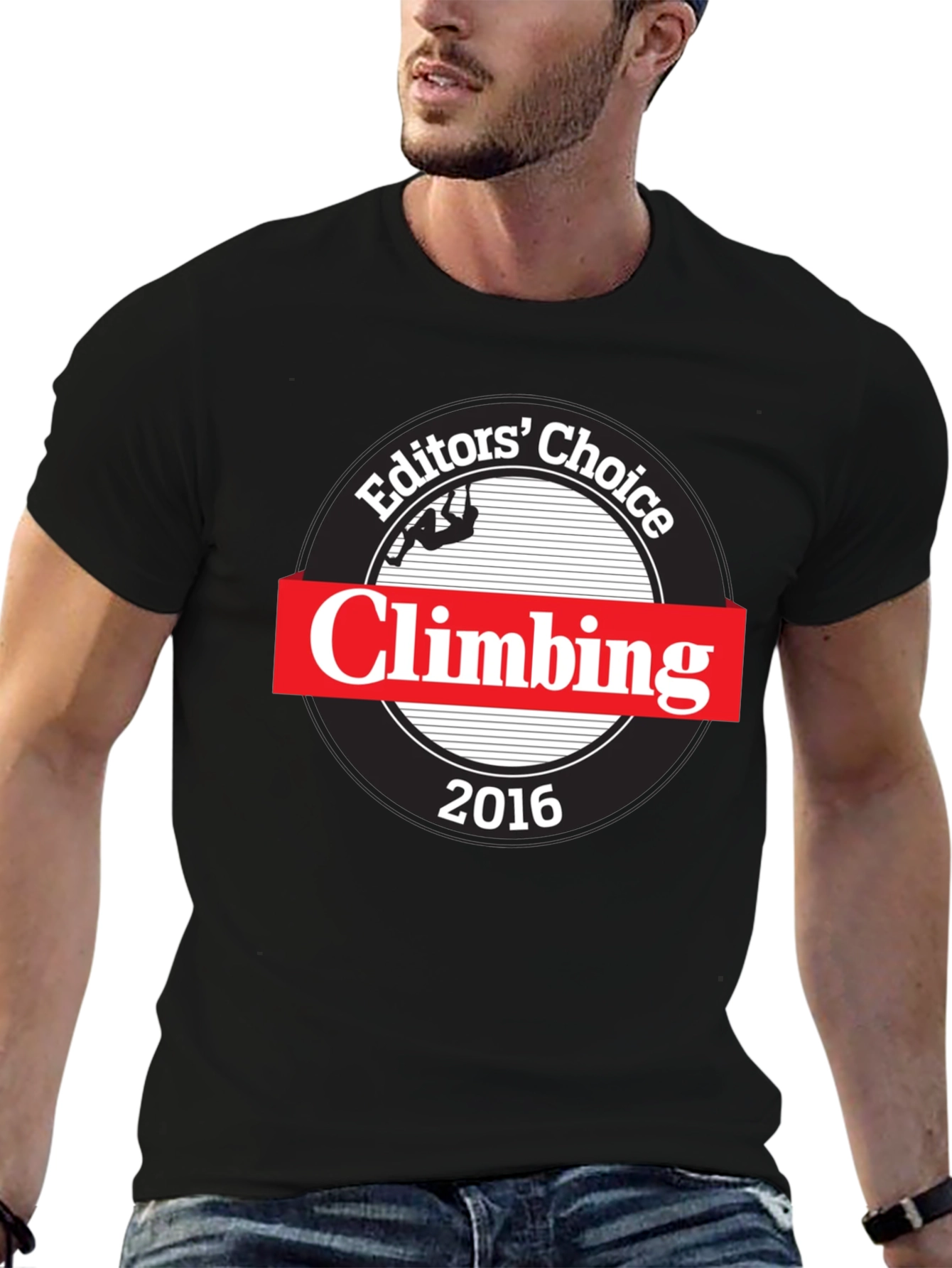Editors Choice Climbing 2016 Black T-Shirt