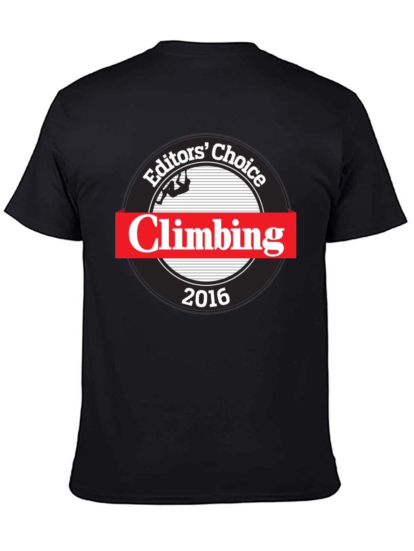 Editors Choice Climbing 2016 Black T-Shirt