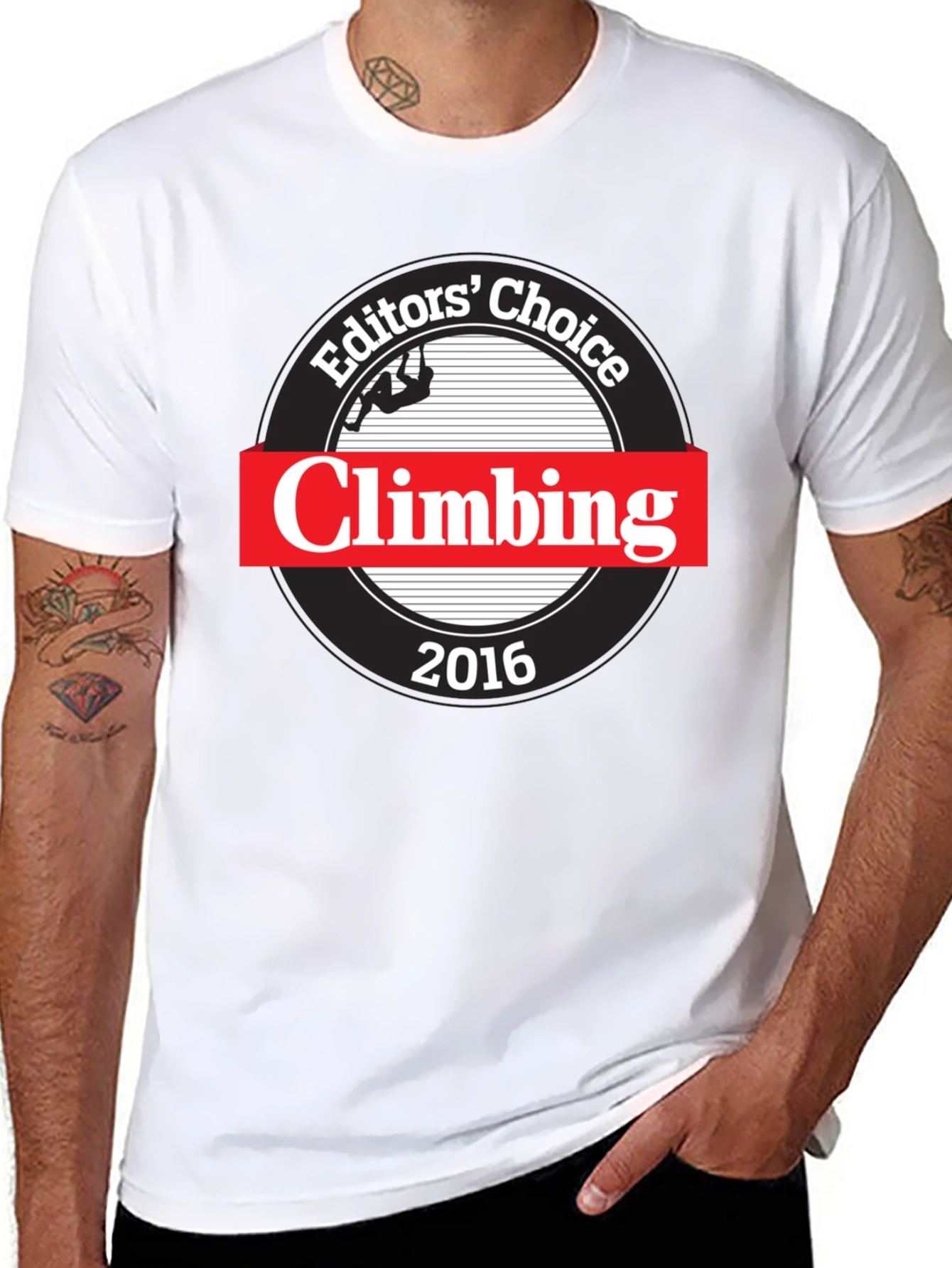 Editors Choice Climbing 2016 Black T-Shirt