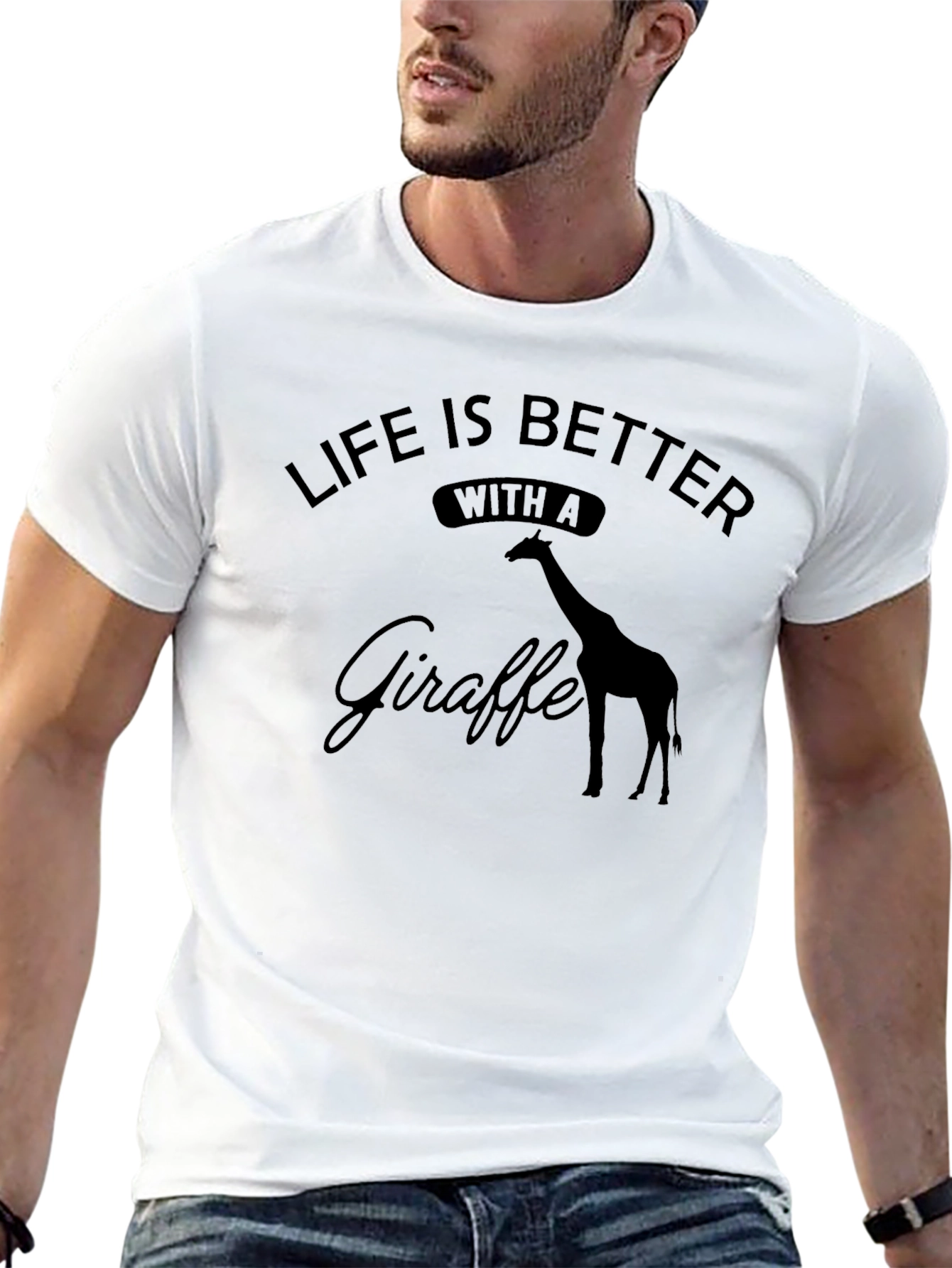 Life is Better with a Giraffe T-Shirt