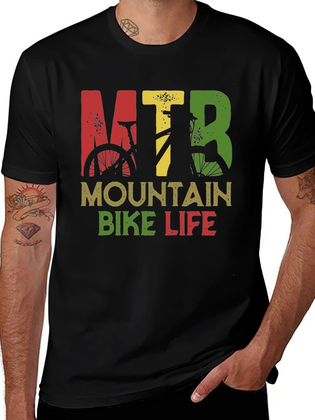 MTB Mountain Bike Life T-Shirt - Cycling Adventure