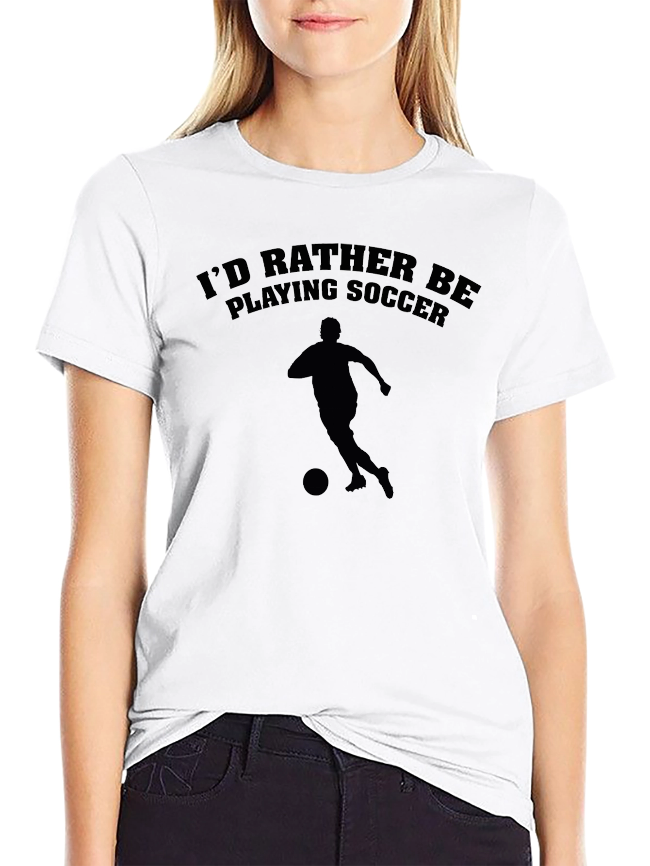 Soccer Player Graphic T-Shirt