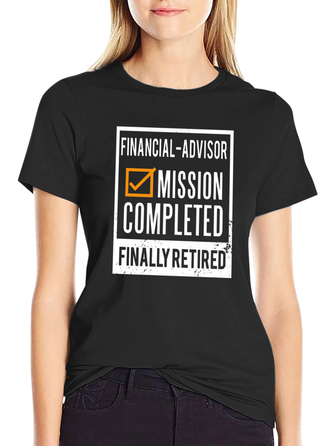 Financial Advisor Mission Completed Retired T-Shirt