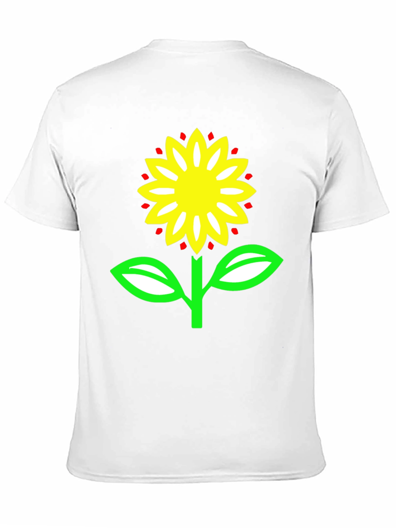 Sunflower Graphic Tee - Black Cotton T-Shirt