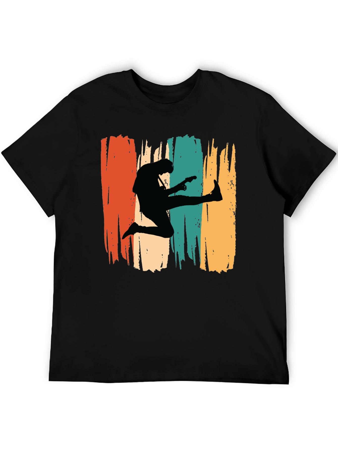 Retro Guitarist T-Shirt Music Lover Tee