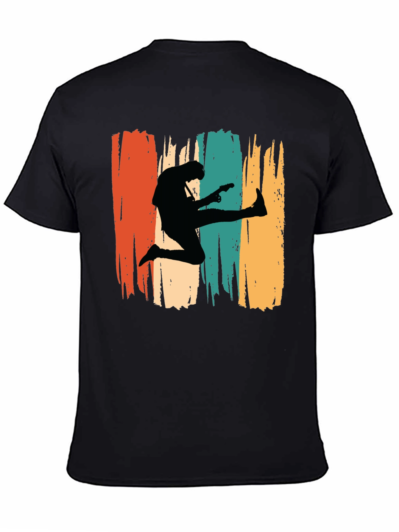 Retro Guitarist T-Shirt Music Lover Tee