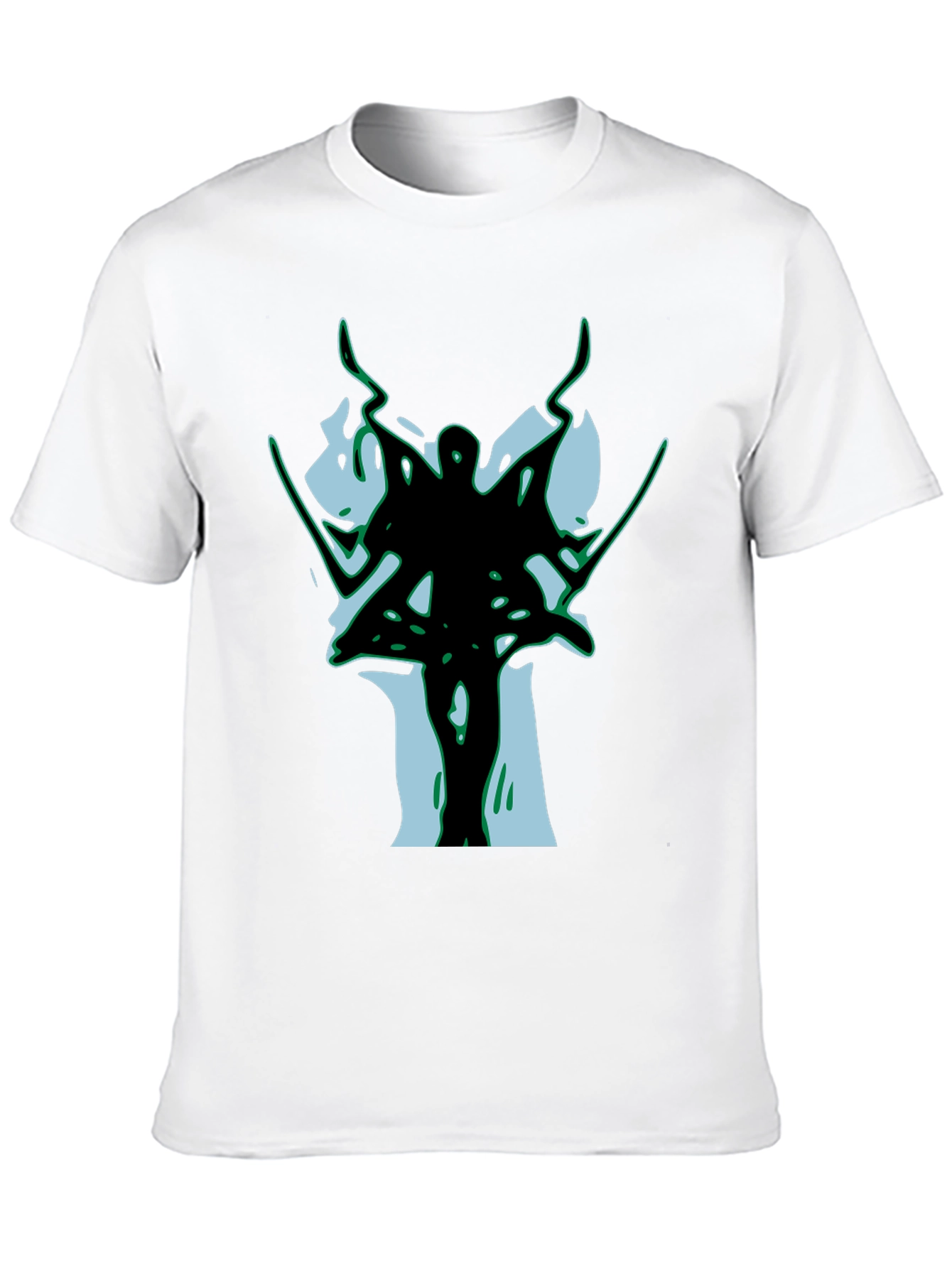 Abstract Warrior Black T-Shirt