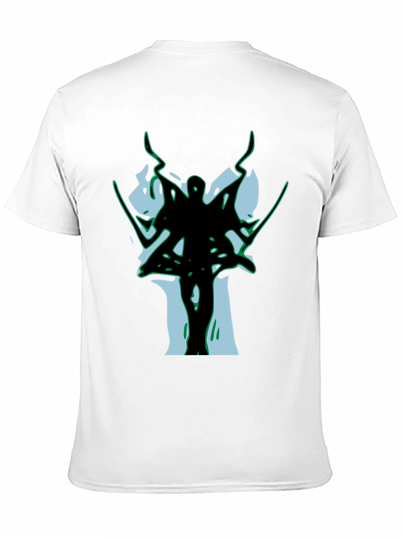 Abstract Warrior Black T-Shirt