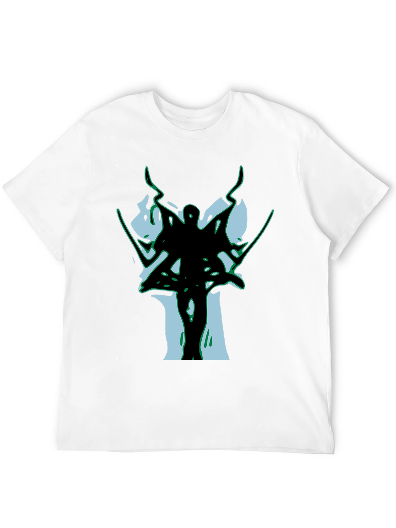 Abstract Warrior Black T-Shirt