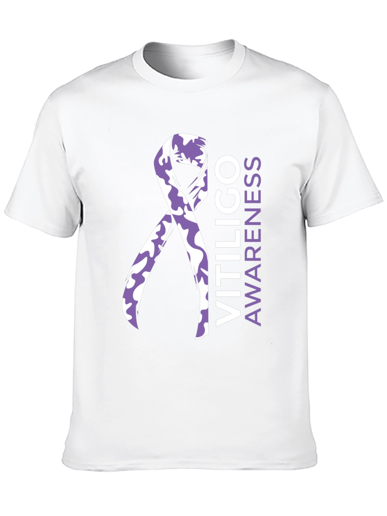 Vitiligo Awareness Ribbon T-Shirt