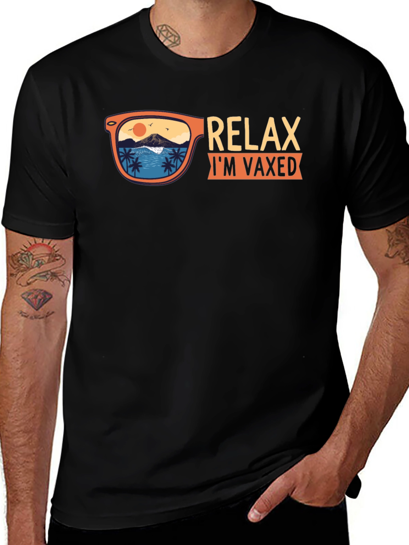 Relax Im Vaxxed T-Shirt - Summer Vibes