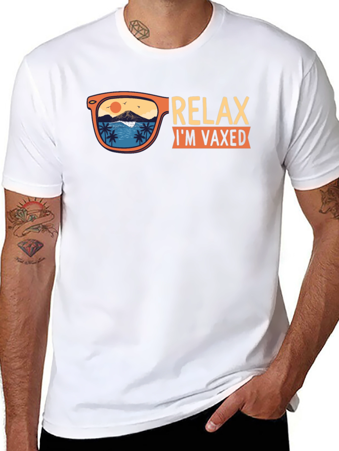 Relax Im Vaxxed T-Shirt - Summer Vibes