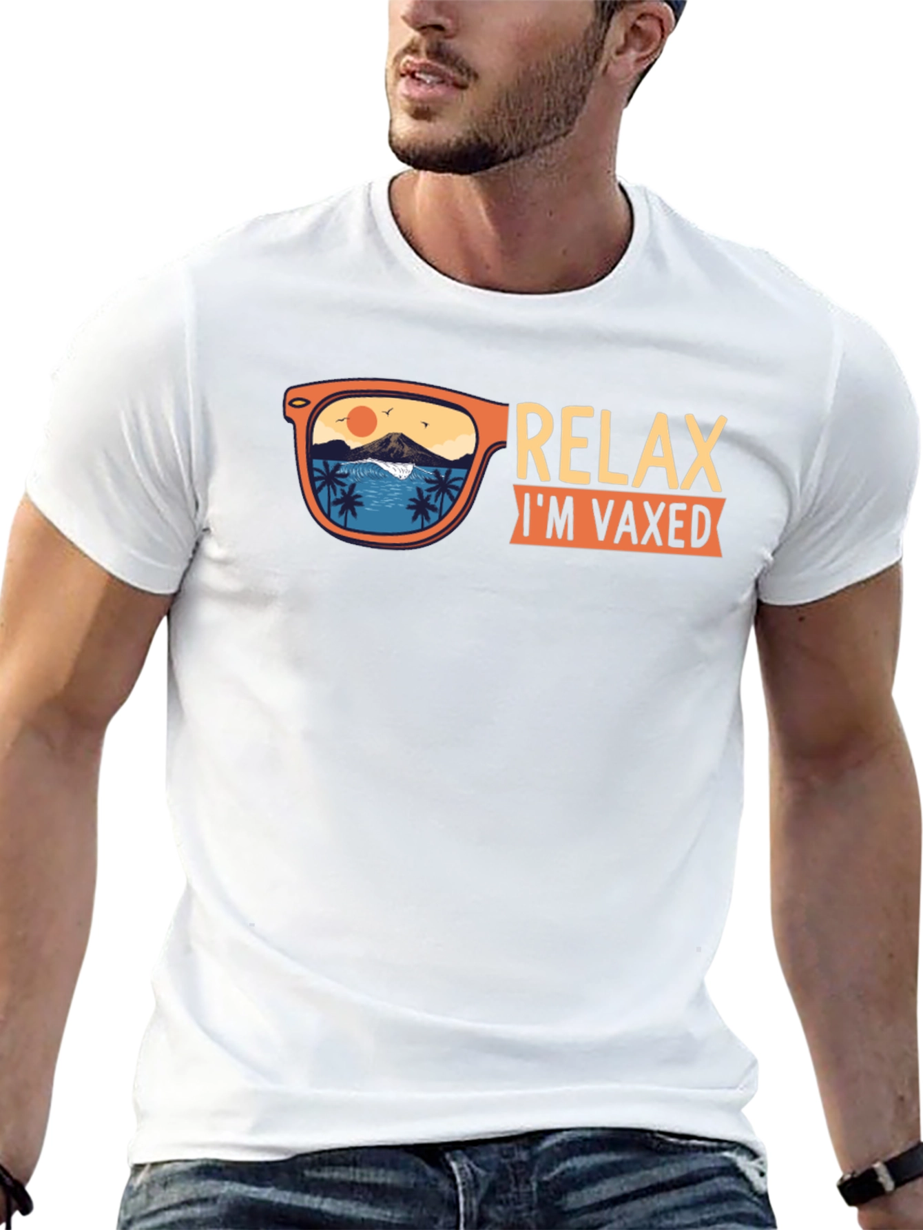Relax Im Vaxxed T-Shirt - Summer Vibes