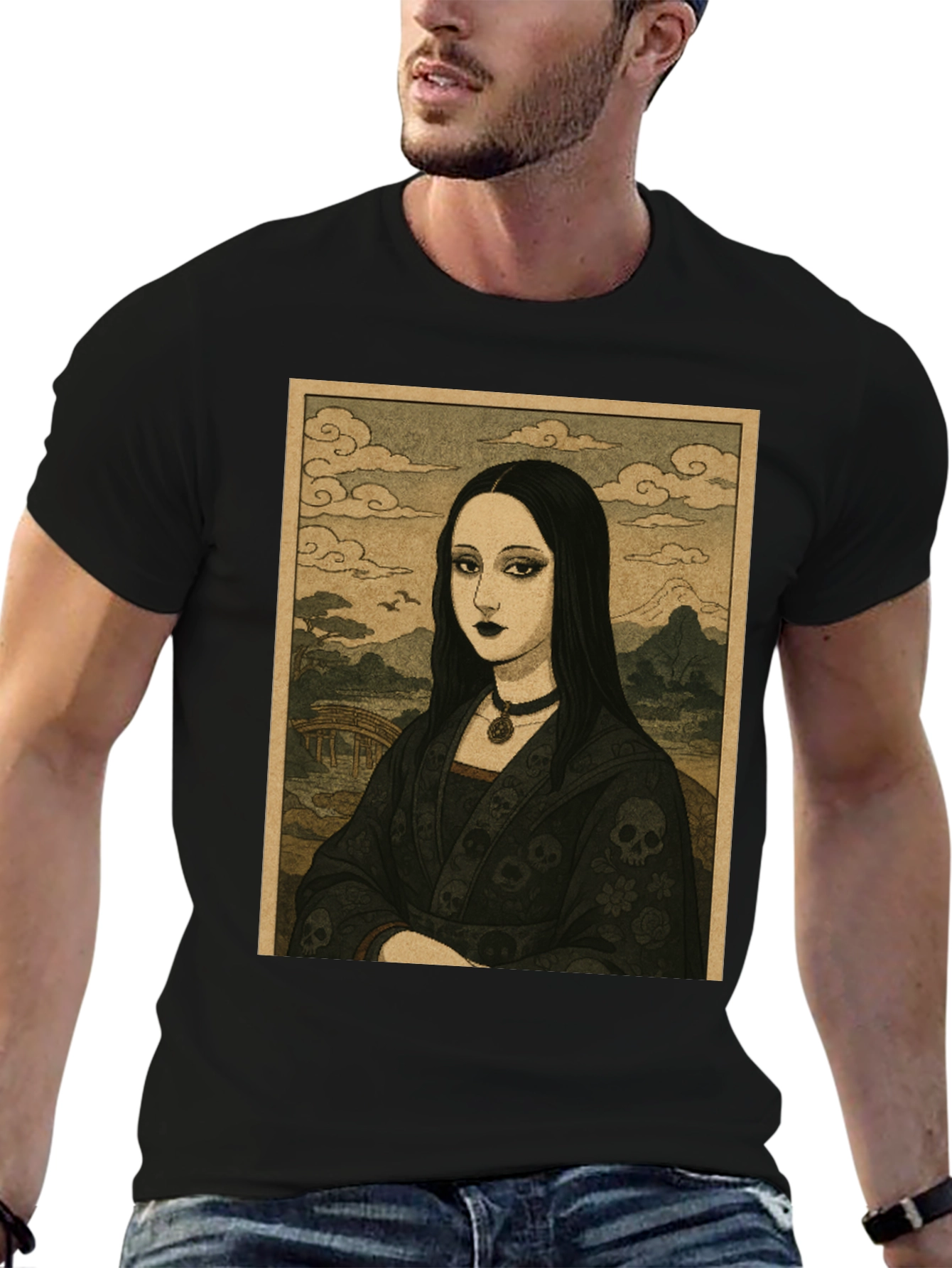 Gothic Mona Lisa Graphic Tee
