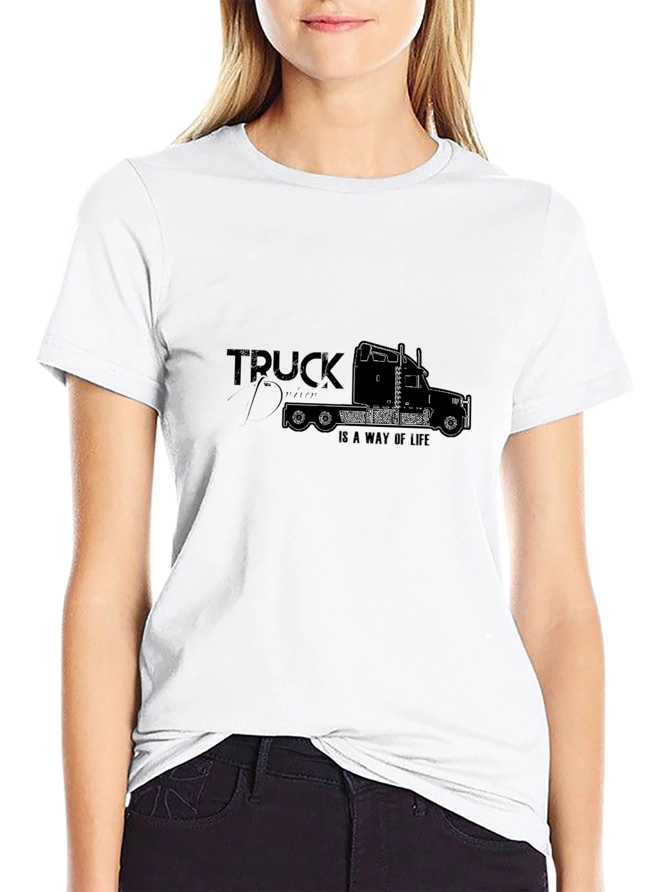 Truck Driver - Way of Life T-Shirt - Black