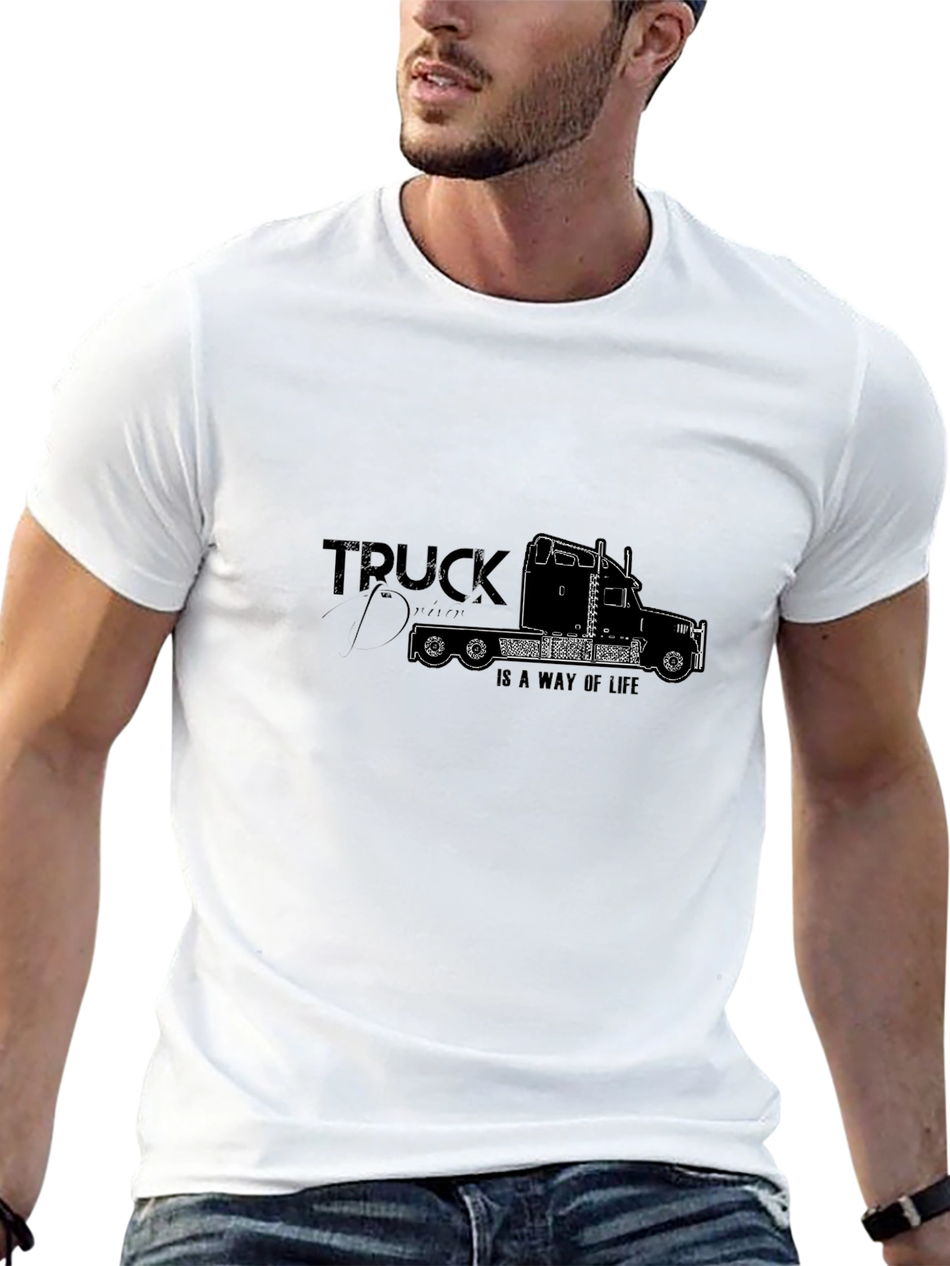 Truck Driver - Way of Life T-Shirt - Black