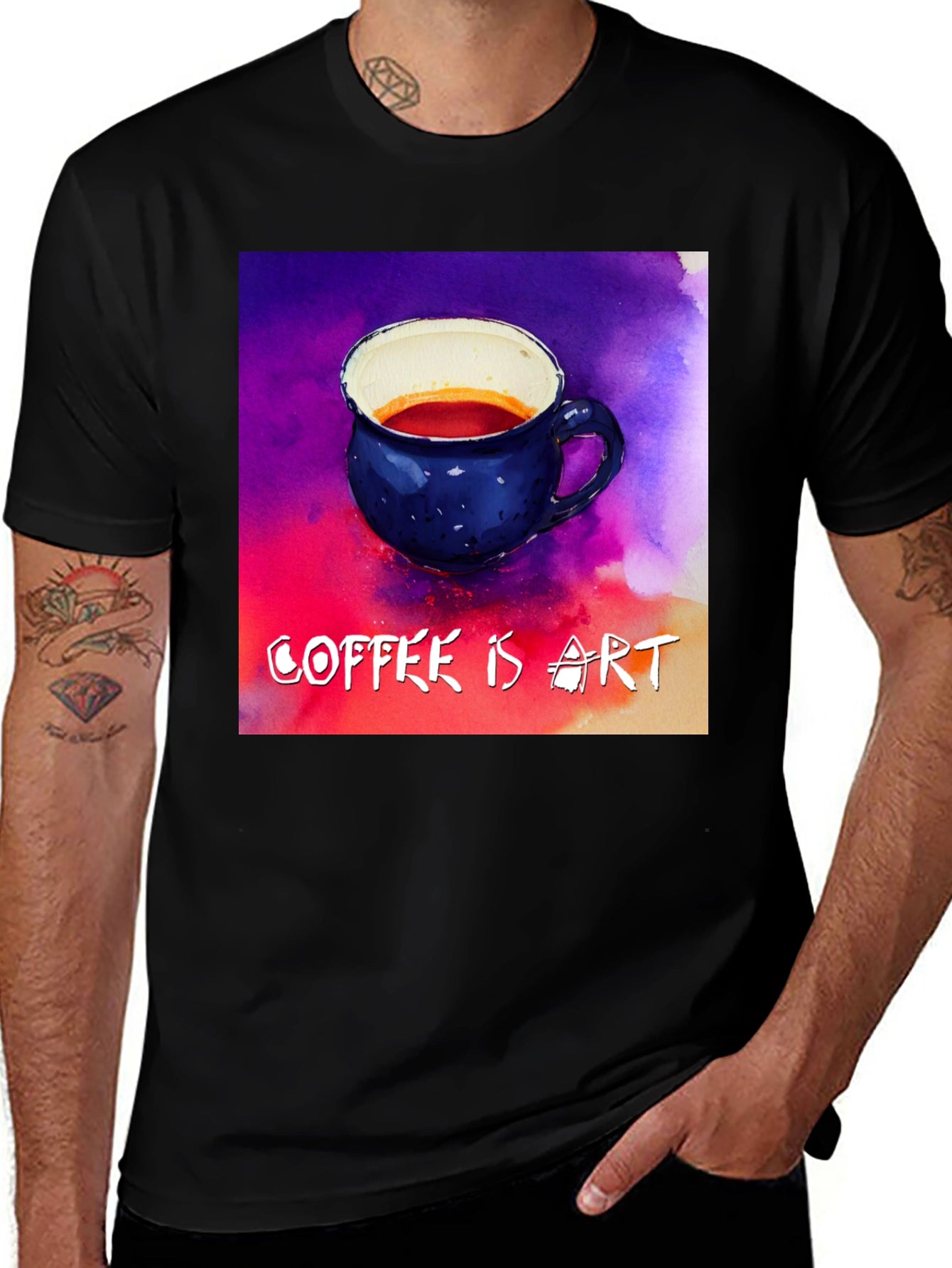 Coffee is Art Graphic T-Shirt