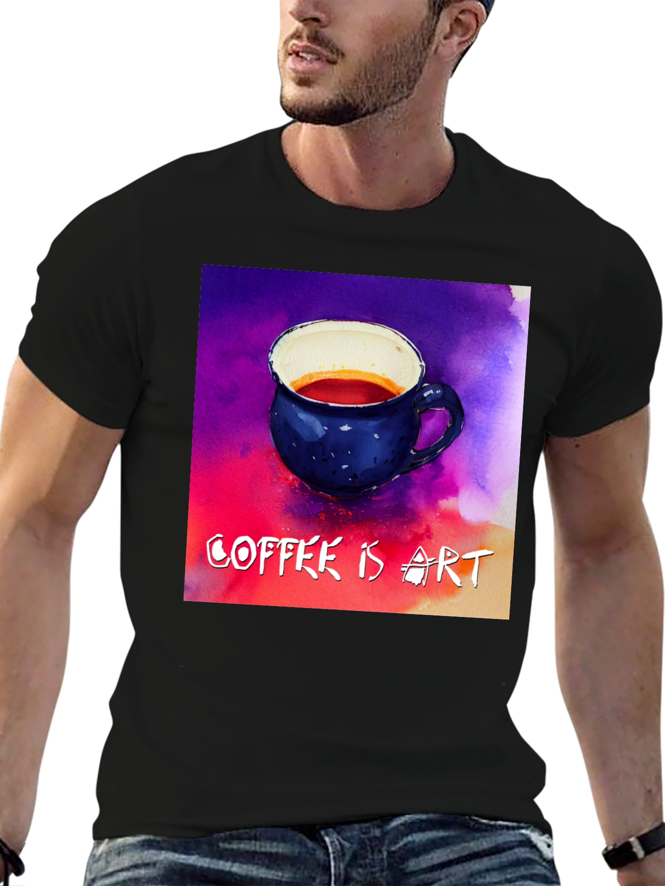 Coffee is Art Graphic T-Shirt