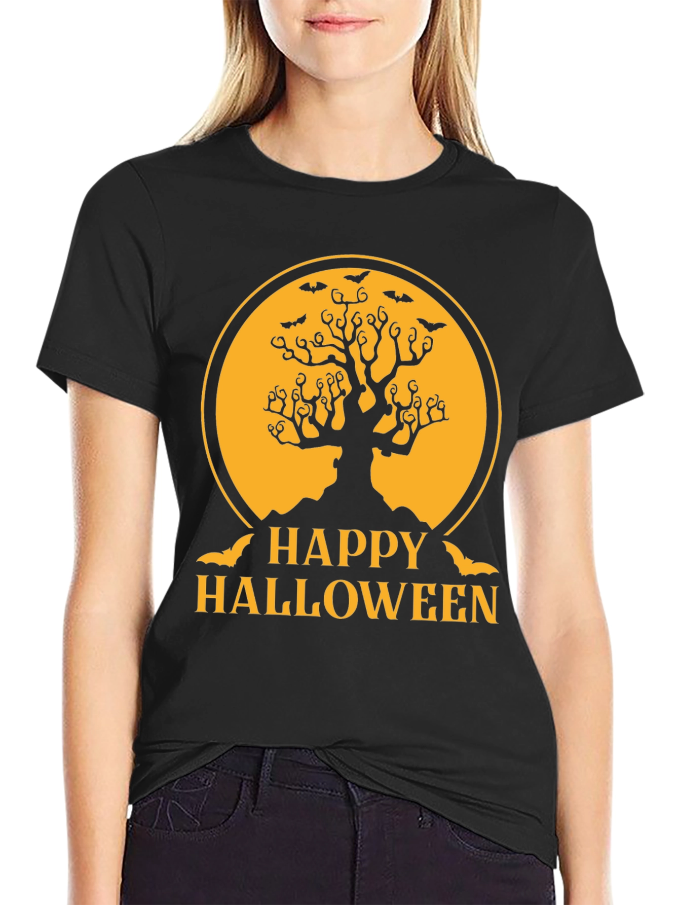 Halloween Tree Graphic Tee