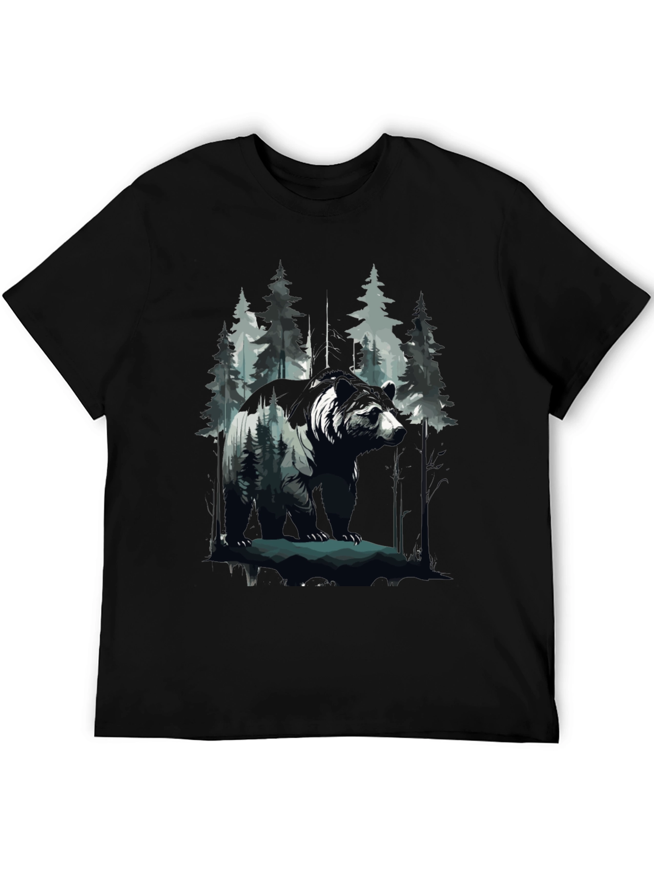 Bear in Woods Graphic Tee