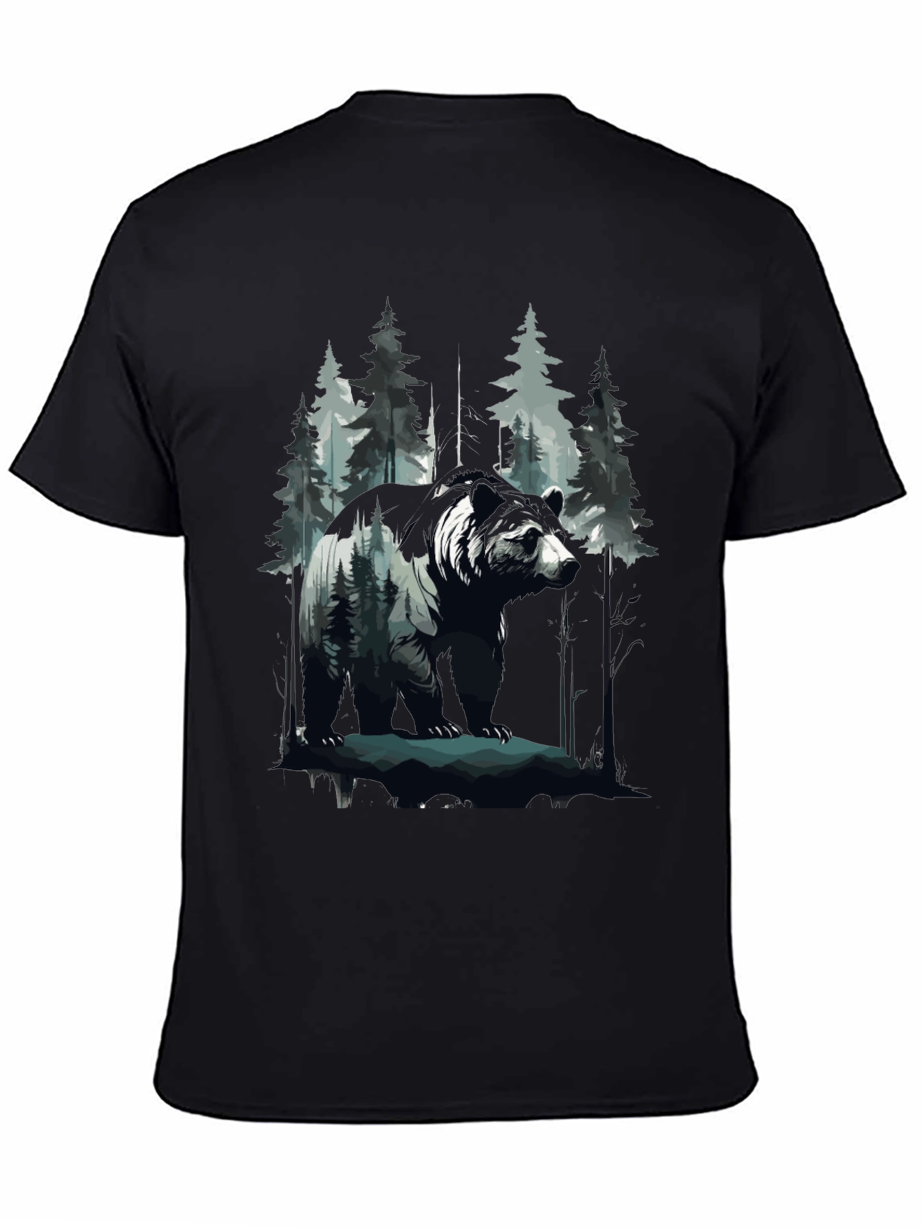 Bear in Woods Graphic Tee