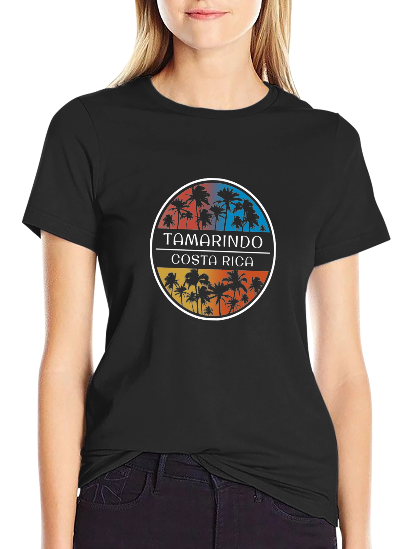 Tamarindo Costa Rica Palm Tree Graphic T-Shirt