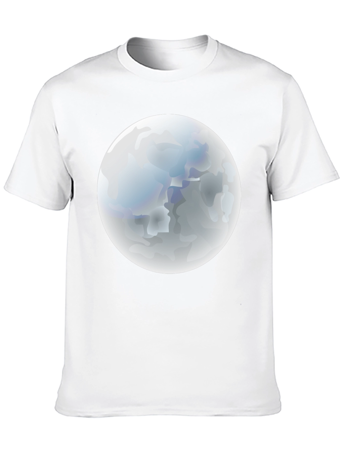 Lunar Graphic Tee - Black Cotton Blend