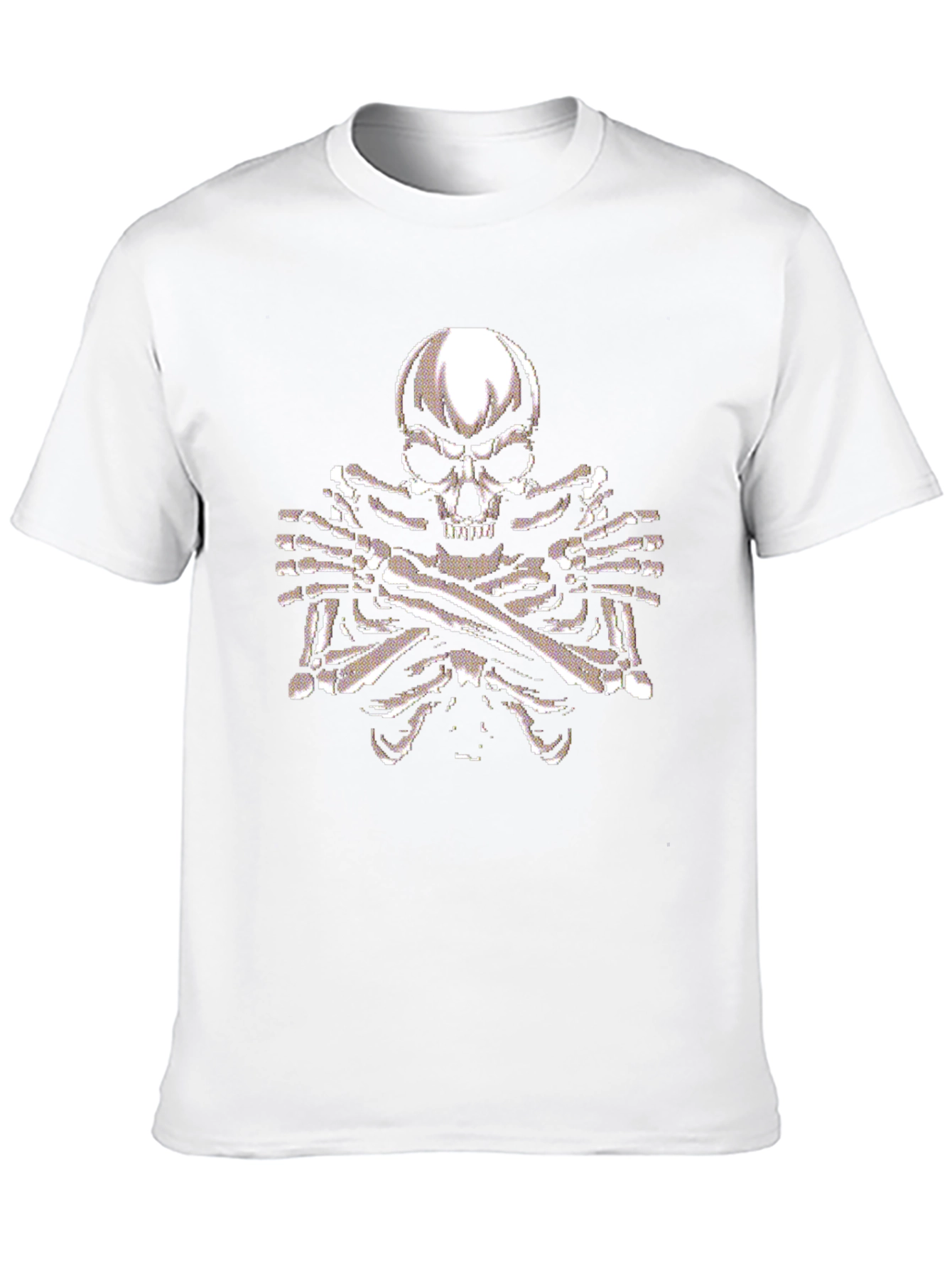 Skull & Crossbones Graphic Tee - Black
