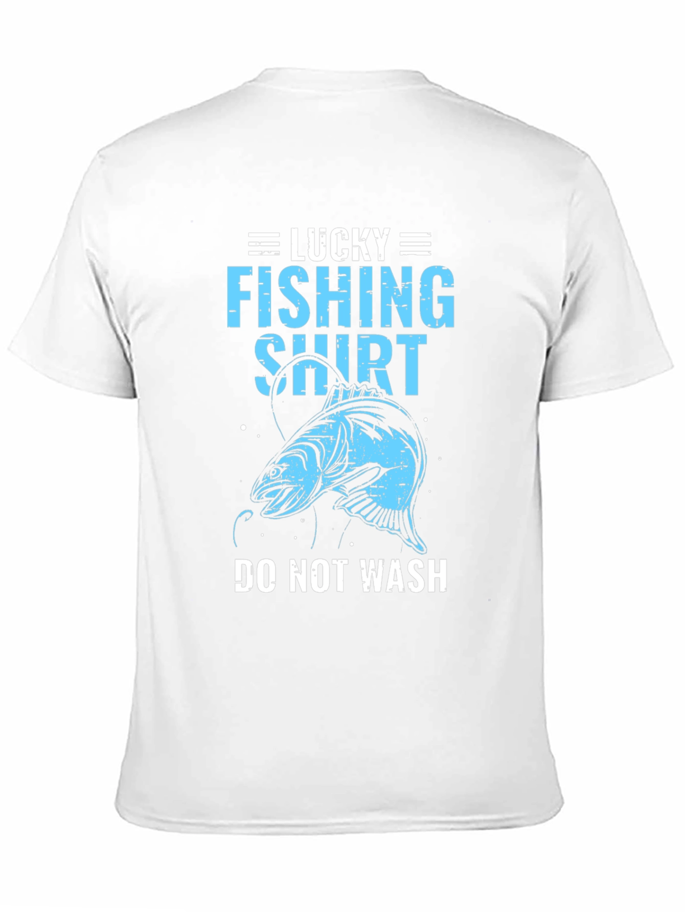 Lucky Fishing Shirt - Novelty Graphic Tee