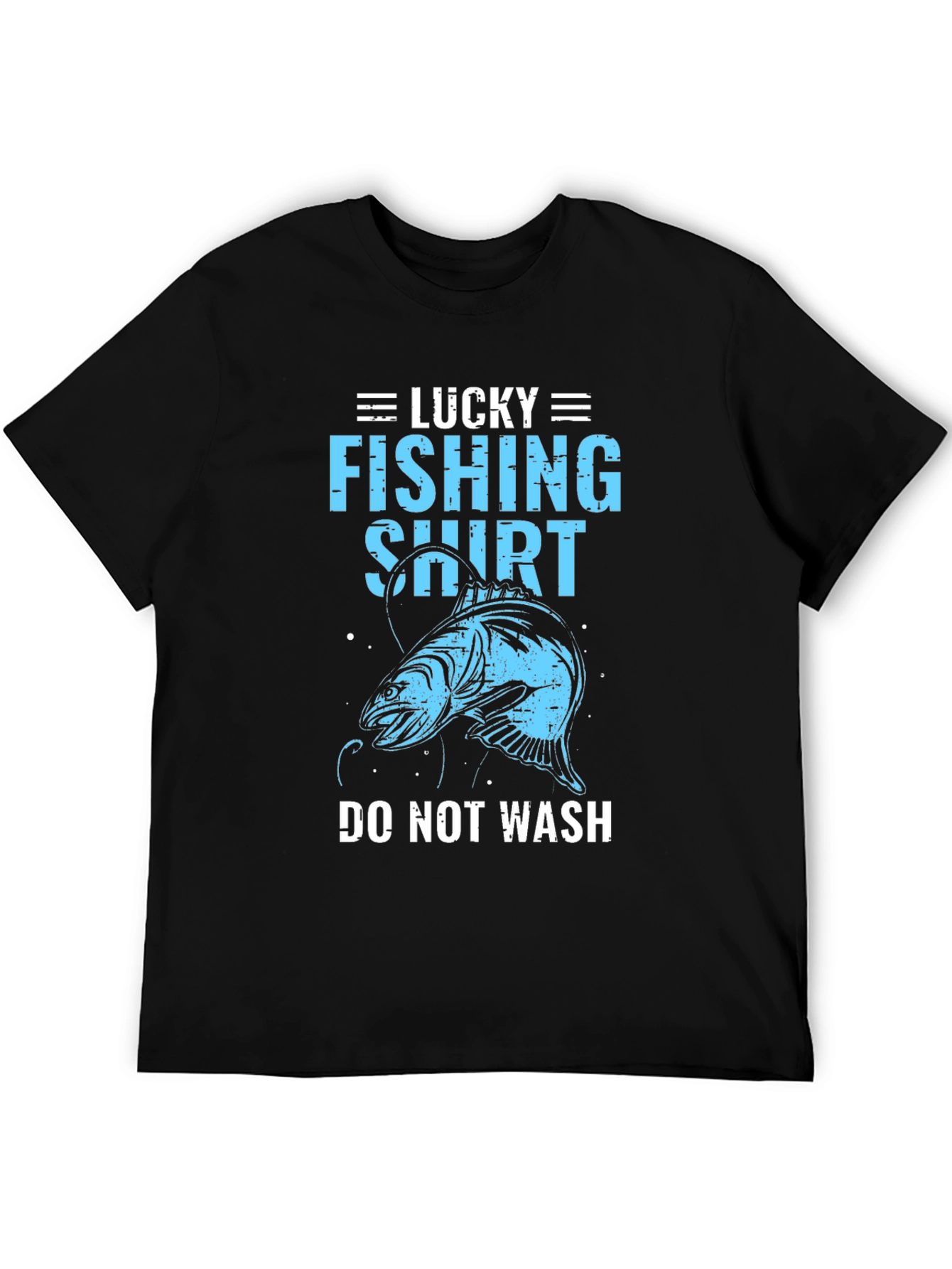 Lucky Fishing Shirt - Novelty Graphic Tee