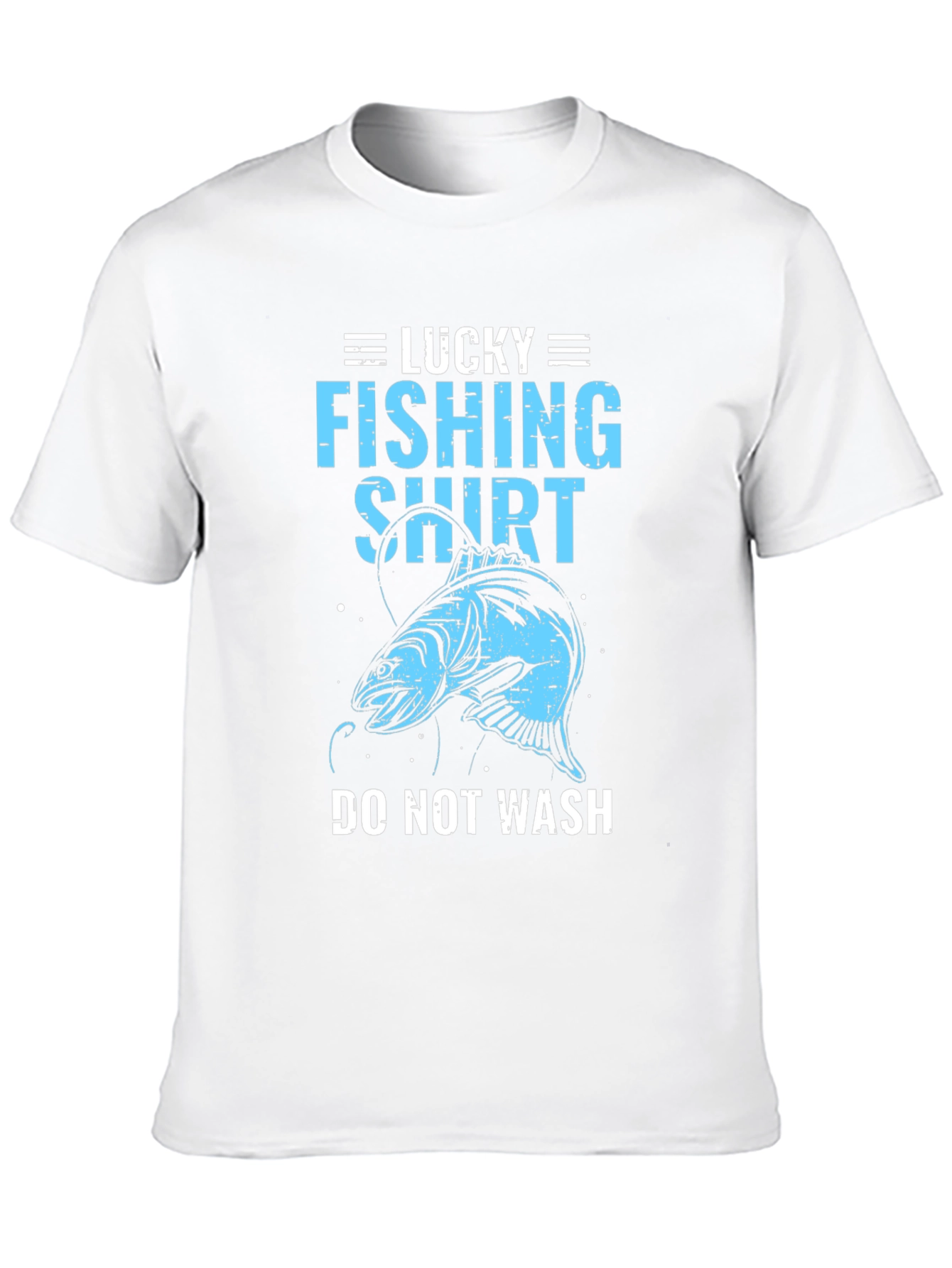 Lucky Fishing Shirt - Novelty Graphic Tee