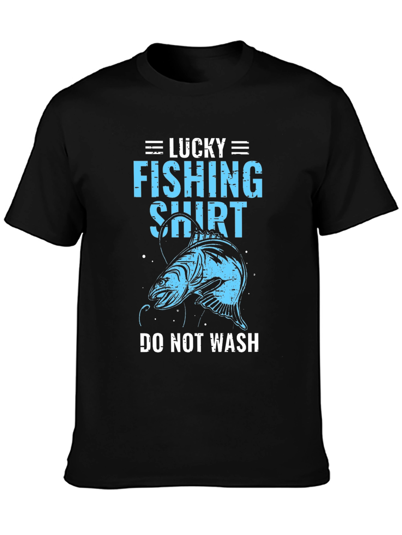 Lucky Fishing Shirt - Novelty Graphic Tee
