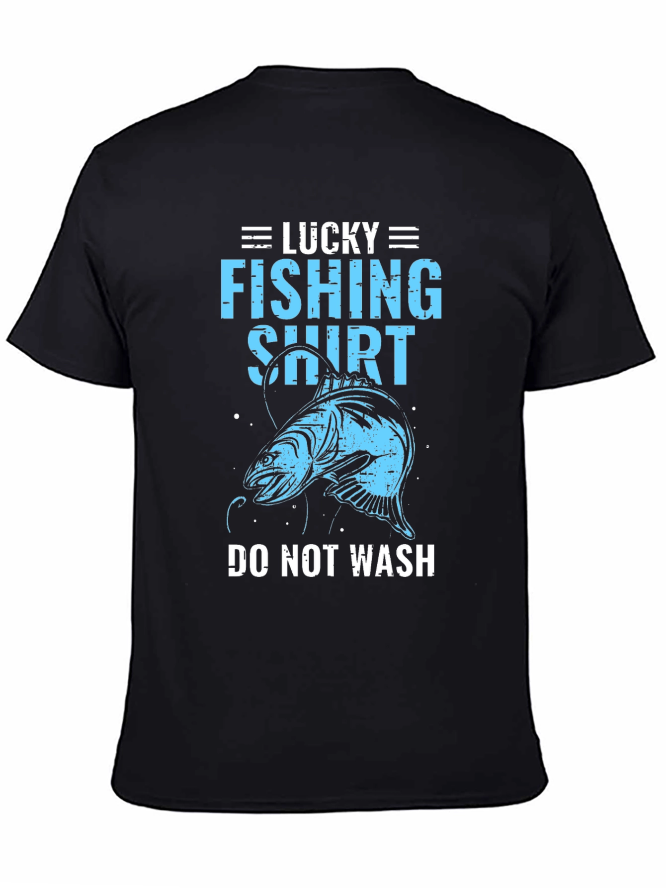 Lucky Fishing Shirt - Novelty Graphic Tee