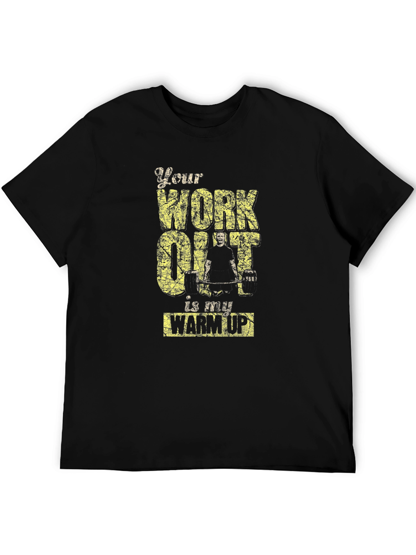 Workout Graphic Tee - Motivational Gym Shirt