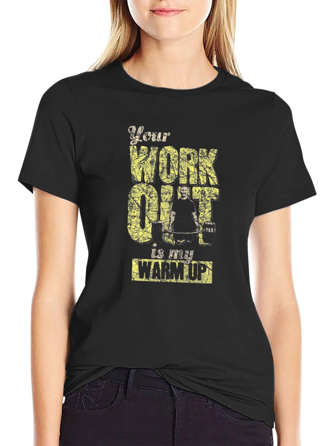 Workout Graphic Tee - Motivational Gym Shirt